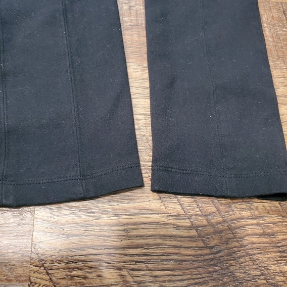 Black Active Pants Leggings Compression Stretch Gym Yoga Barre Pilates Lounge S - Picture 7 of 7